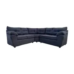 MUEBLES MPR - Sofá Seccional Alerce Lino Negro