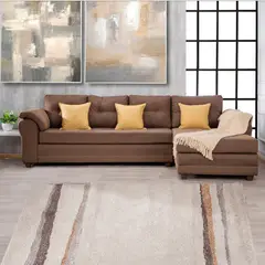MUEBLES MPR - Sofá Secc Journey Tela Café derecho