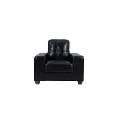 BOKAN - Sofá 1 Cuerpo Urban Negro.