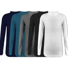 EVERSO - Pack 3 Camiseta Beatle Algodón Con Bambu Juvenil Sin Polar