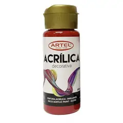 ARTEL - Fco 60ml Pin Acril Deco Rojo 800