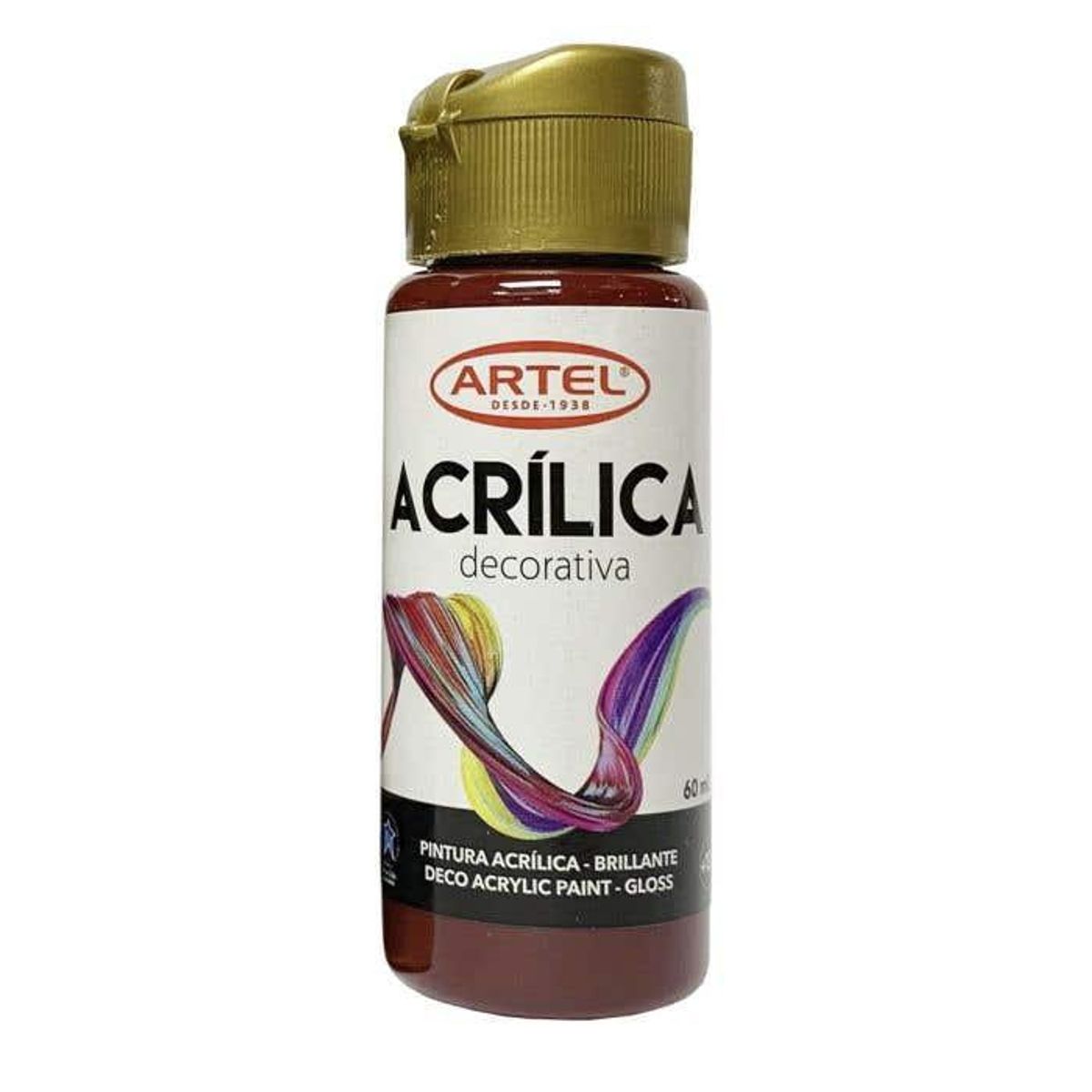ARTEL - Fco 60ml Pin Acril Deco Rojo osc 801 ARTEL