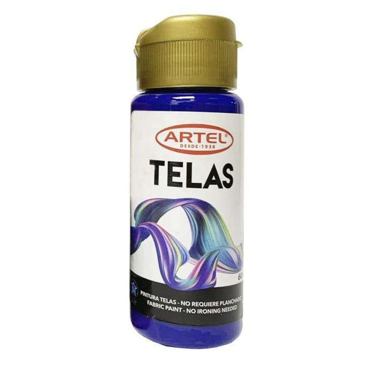 ARTEL - Fco 60ml Pint Tela azul osc 44 s/plancha ARTEL