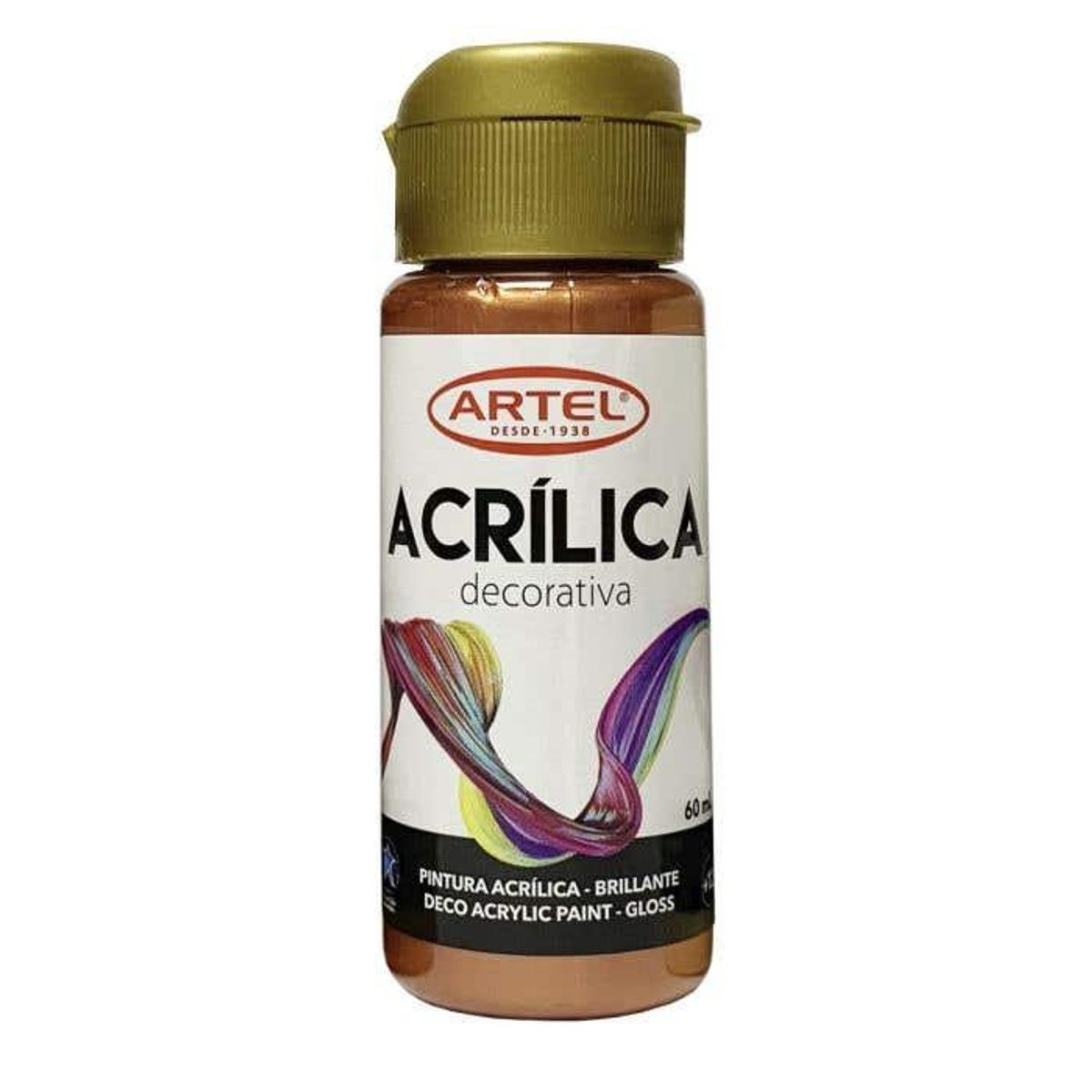ARTEL - Fco 60ml Pin Acril Deco Metali Cobre 993 ARTEL