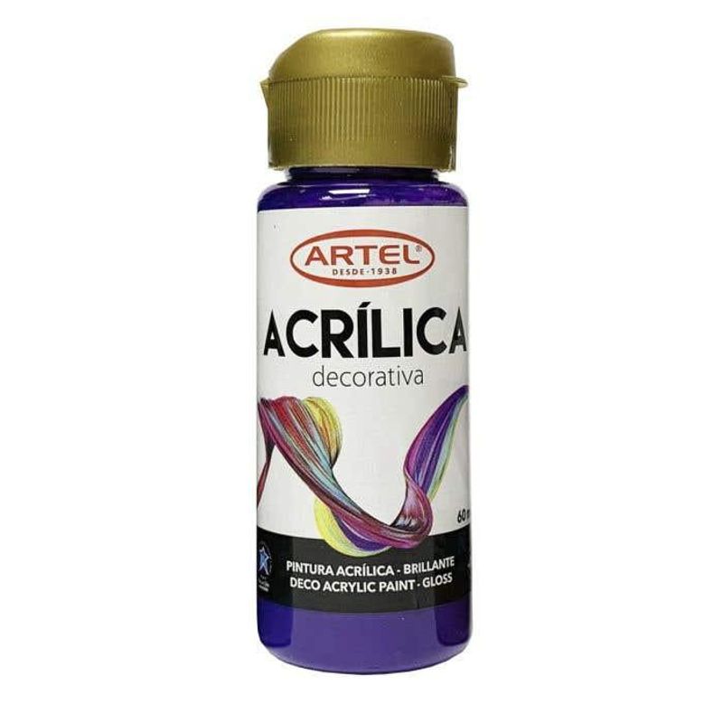 ARTEL - Fco 60ml Pin Acril Deco Violeta 480 ARTEL