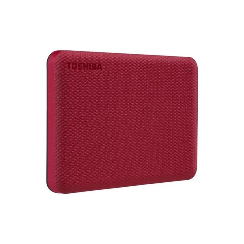 TOSHIBA - Disco Portátil Toshiba Canvio Advance 2TB USB 3.0 Rojo TOSHIBA