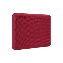 TOSHIBA - Disco Portátil Canvio Advance 2TB USB 3.0 Rojo