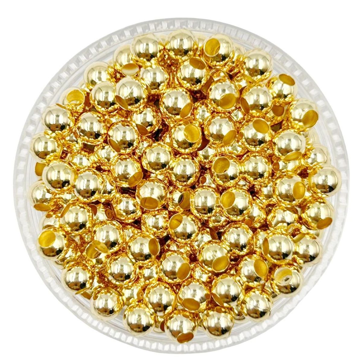 GENERICO - Balines Grandes Para Bisutería De Baño De Oro 5gr - Dorado - Talla Única