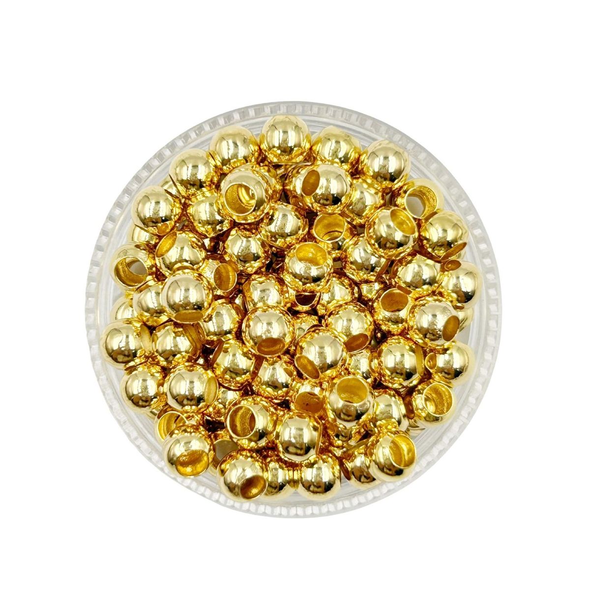 GENERICO - Balines Grandes Para Bisutería De Baño De Oro 5gr - Dorado - Talla Única