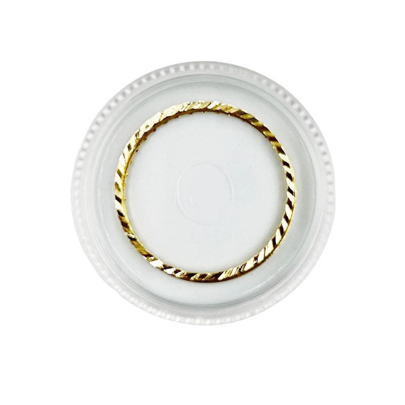 GENERICO - Argollas Cerradas Para Bisutería De Baño De Oro 5gr - Dorado