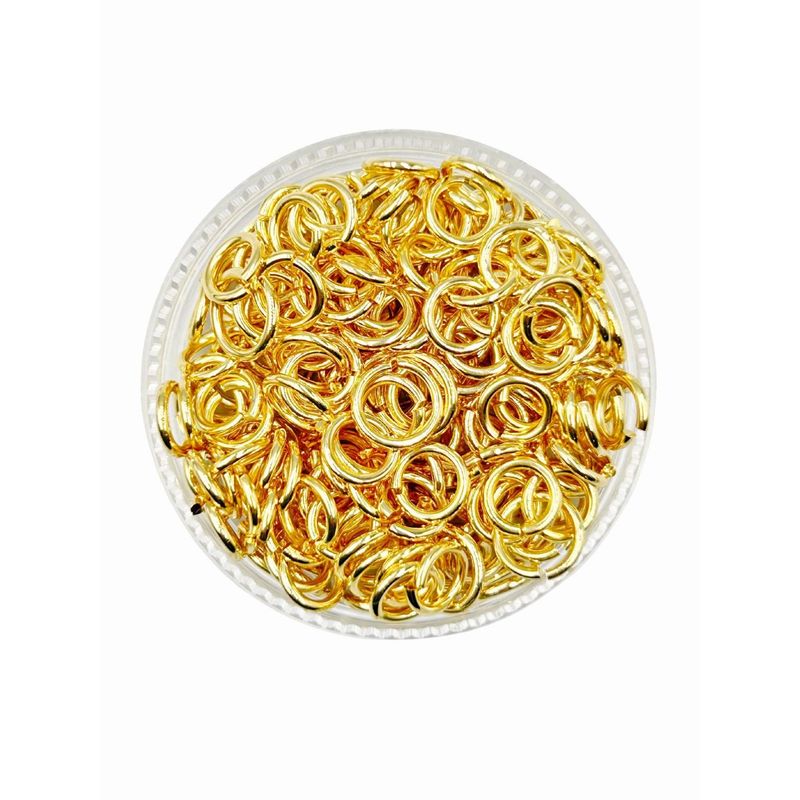 GENERICO - Argollas Para Bisutería De Baño De Oro 5gr - Dorado