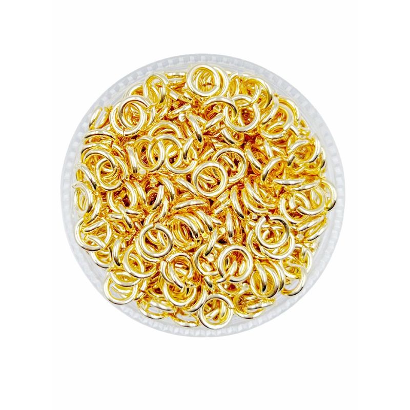 GENERICO - Argollas Para Bisutería De Baño De Oro 5gr - Dorado