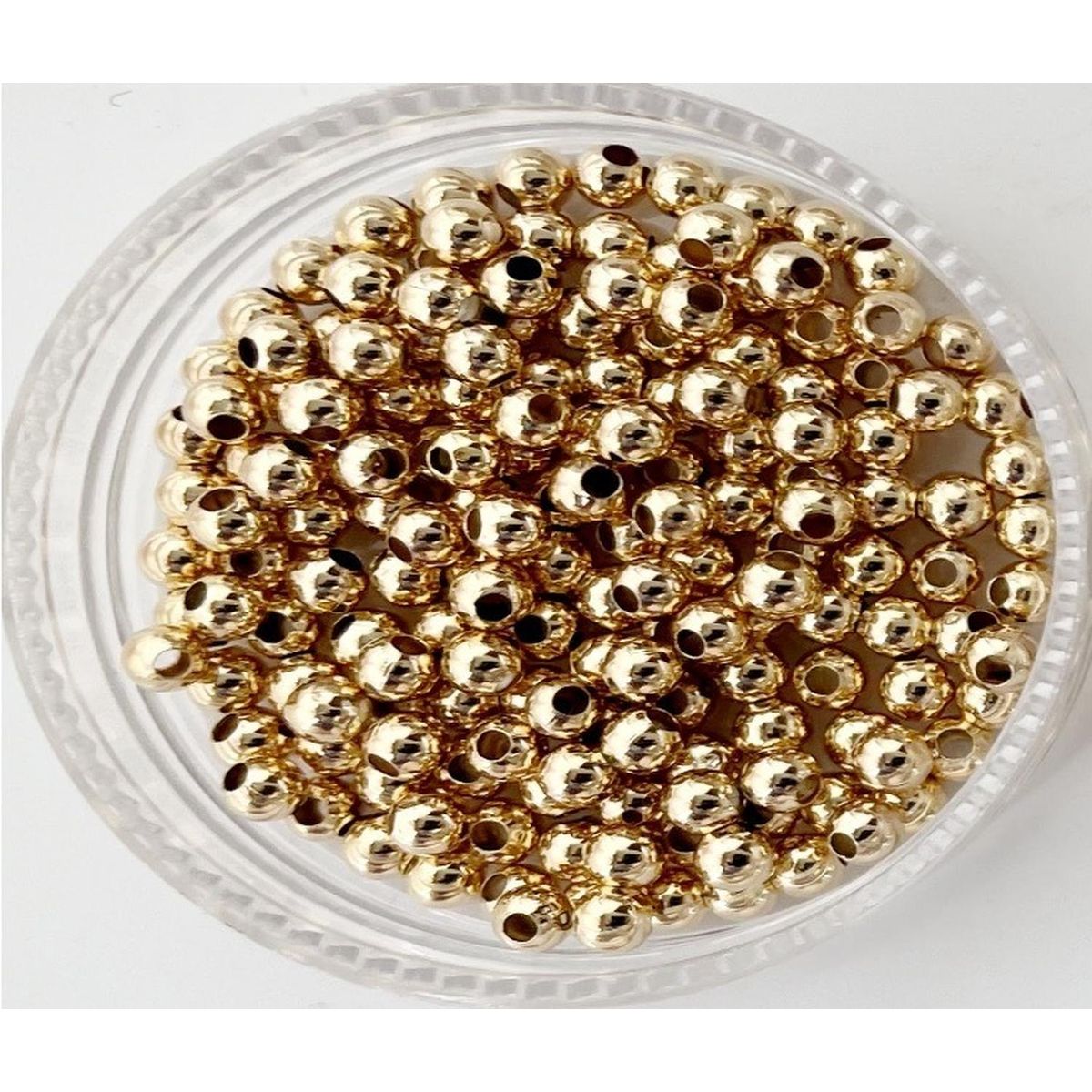 GENERICO - Balines Pequeños Para Bisutería De Baño De Oro 5gr - Dorado - Talla Única