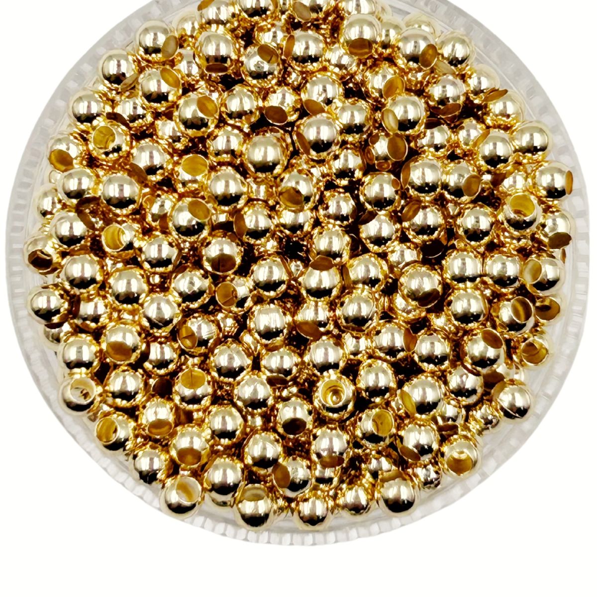 GENERICO - Balines Pequeños Para Bisutería De Baño De Oro 5gr - Dorado - Talla Única