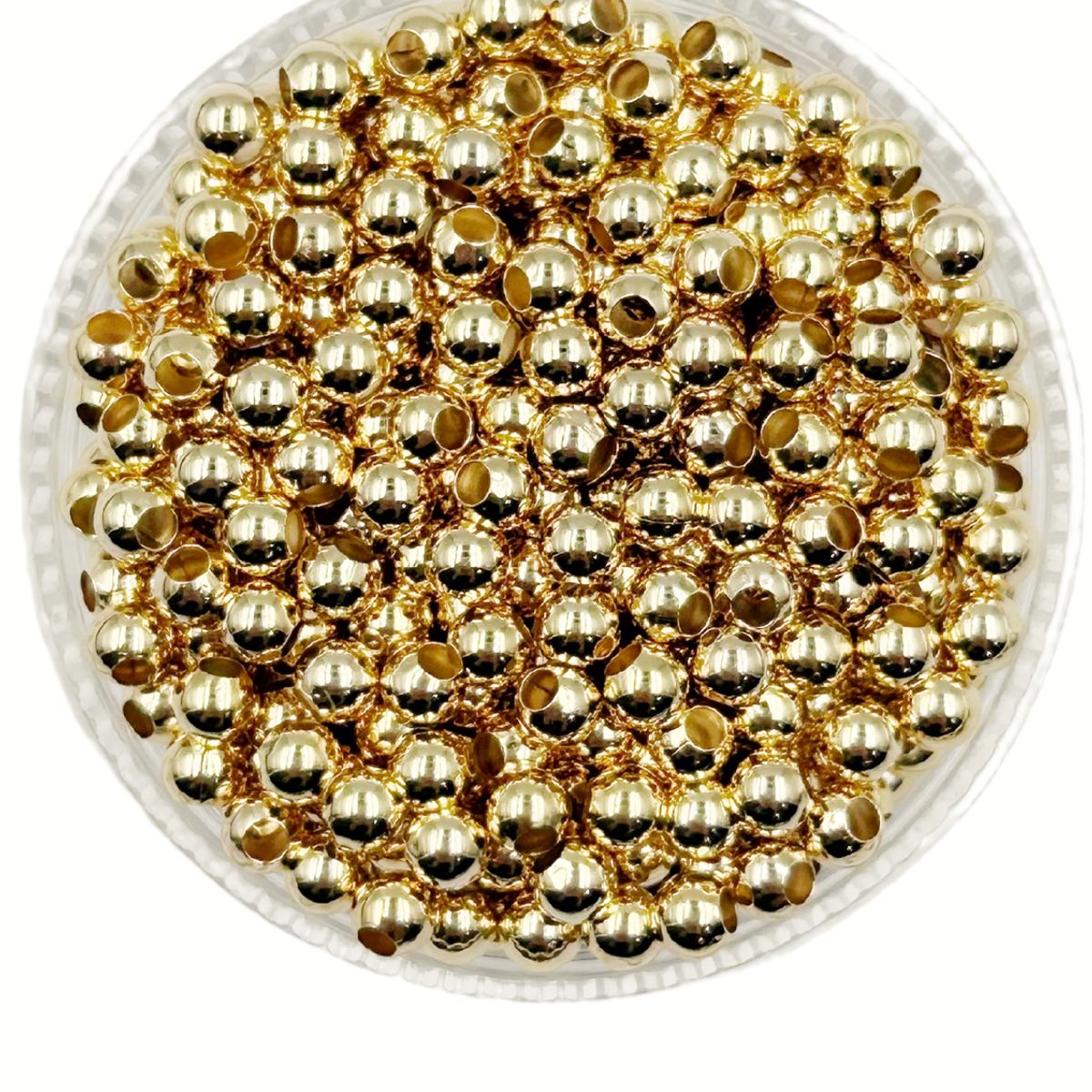 GENERICO - Balines Pequeños Para Bisutería De Baño De Oro 5gr - Dorado - Talla Única