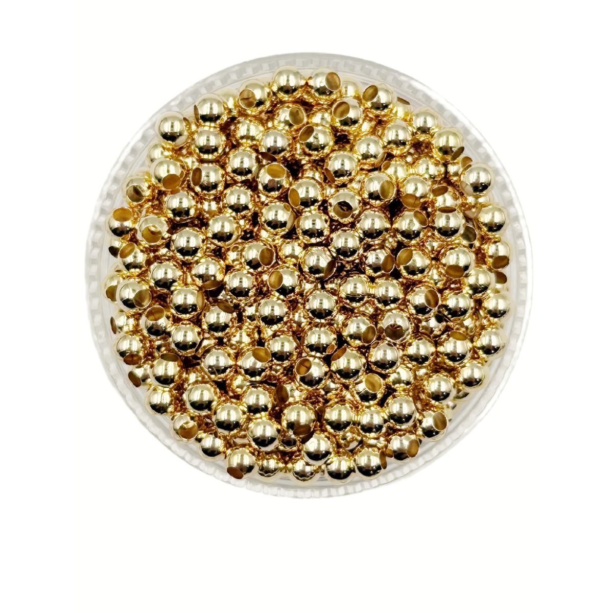 GENERICO - Balines Pequeños Para Bisutería De Baño De Oro 5gr - Dorado - Talla Única