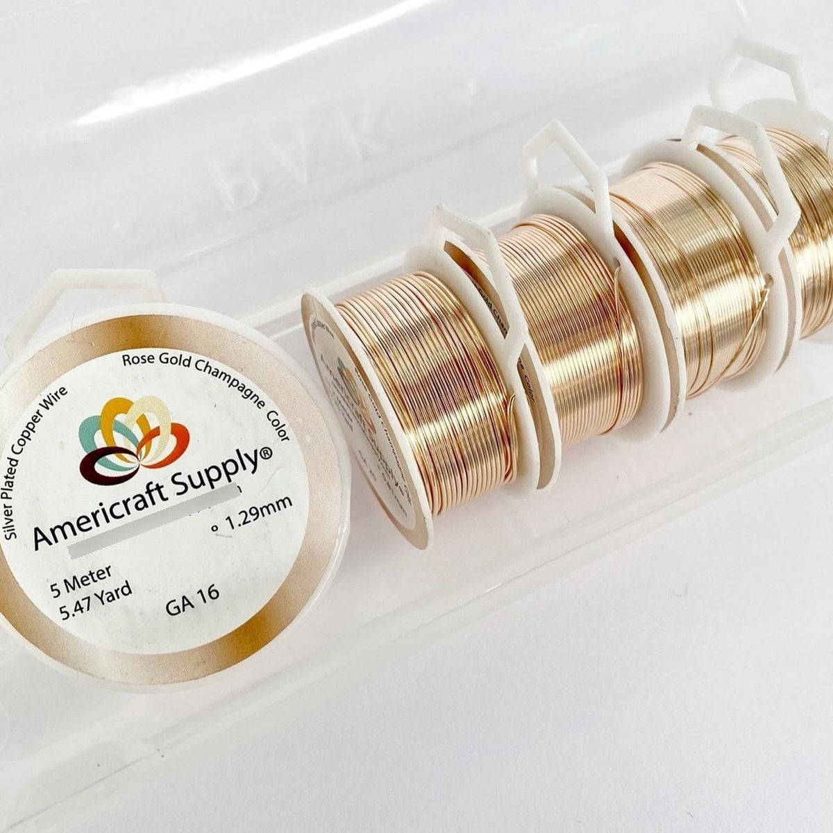 GENERICO - Kit De Alambres Avanzado Para Bisutería Americraft Supply. - Rosa