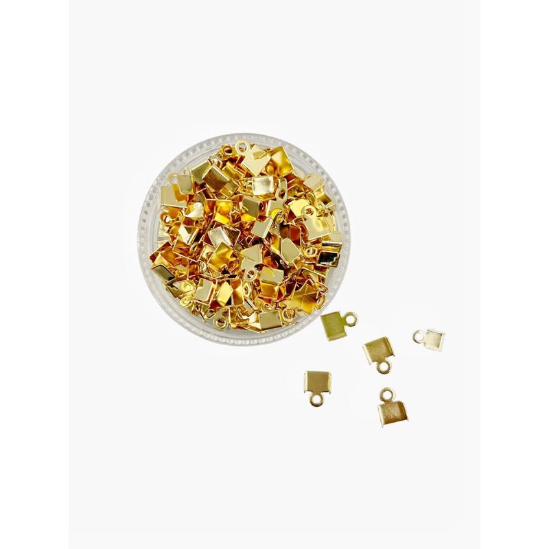 GENERICO - Terminales Y Tapanudos Para Bisutería De Baño De Oro 5gr - Dorado