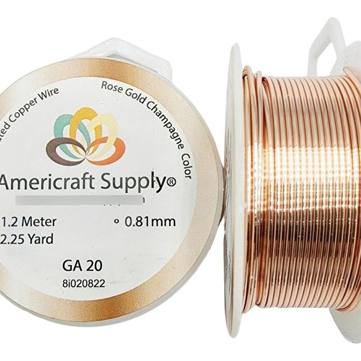 GENERICO - Alambre Para Bisutería Americraft Supply Calibre 20 - Rosa