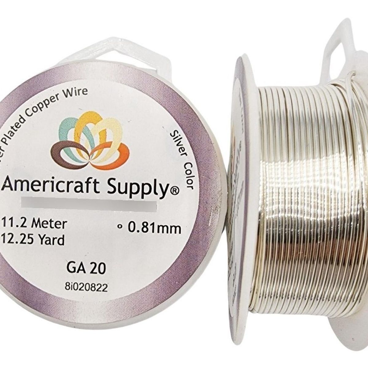 GENERICO - Alambre Para Bisutería Americraft Supply Calibre 20 - Plateado