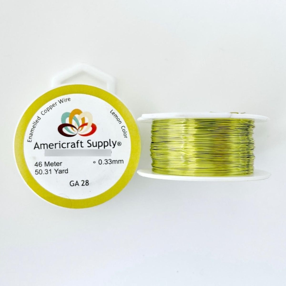 GENERICO - Alambre Para Bisutería Americraft Supply Calibre 28 Colores - Verde lima