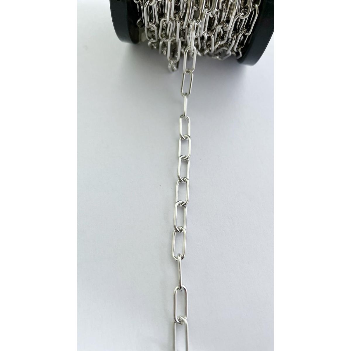 GENERICO - Cadena Eslabones Extragrandes De Baño De Oro - Plateado