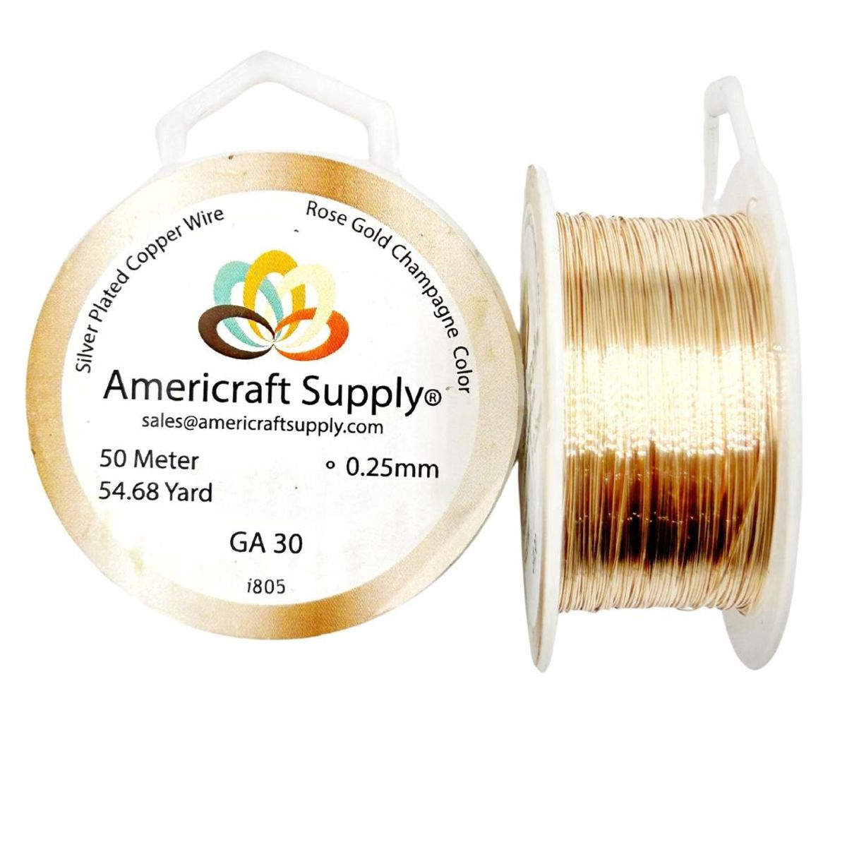 GENERICO - Alambre Para Bisutería Americraft Supply Calibre 30. - Rosa - Talla única