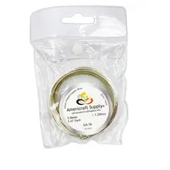 GENERICO - Alambre Para Bisutería Americraft Supply Calibre 16 - Plateado