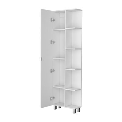 Imagen 2 del producto Estante Organizador Baño 9 Repisas - Blanco 178x51.2x21.5 cm