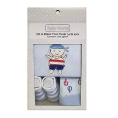 BABY - Set Textil Manga Larga 3 Piezas Para Bebe World