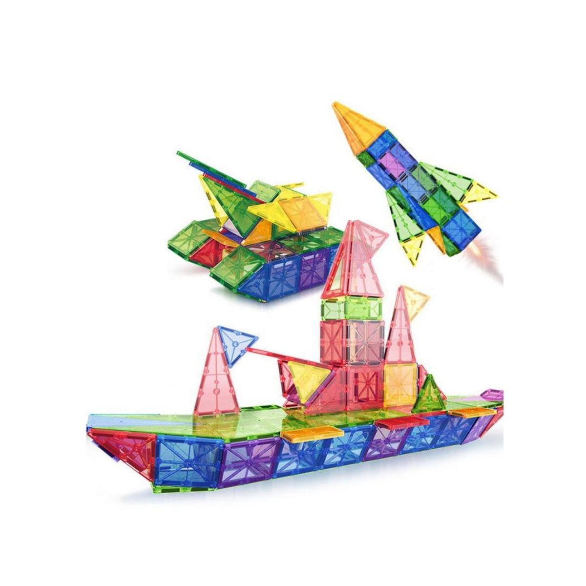 MAGNETICS - Bloques Magnéticos para Construir 92 Piezas