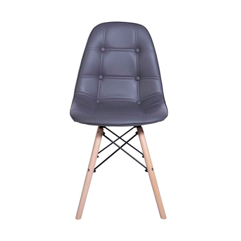 WHITE MARKET - Silla Eames Tulip tela Gris
