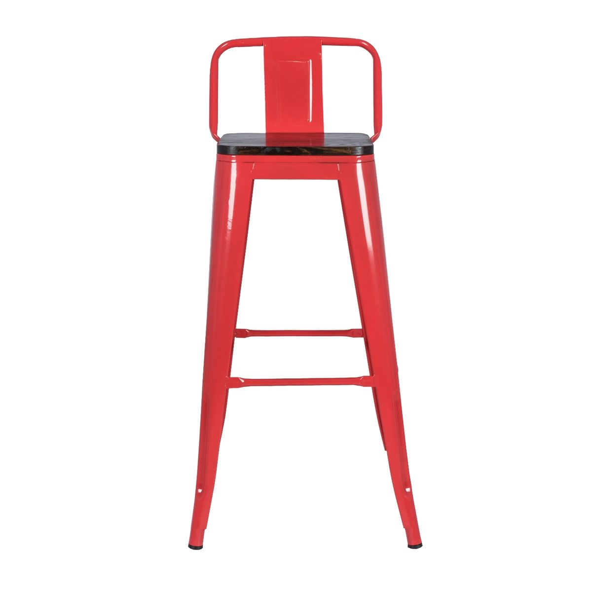 BOKAN - Banco De Bar Tolix París Rojo