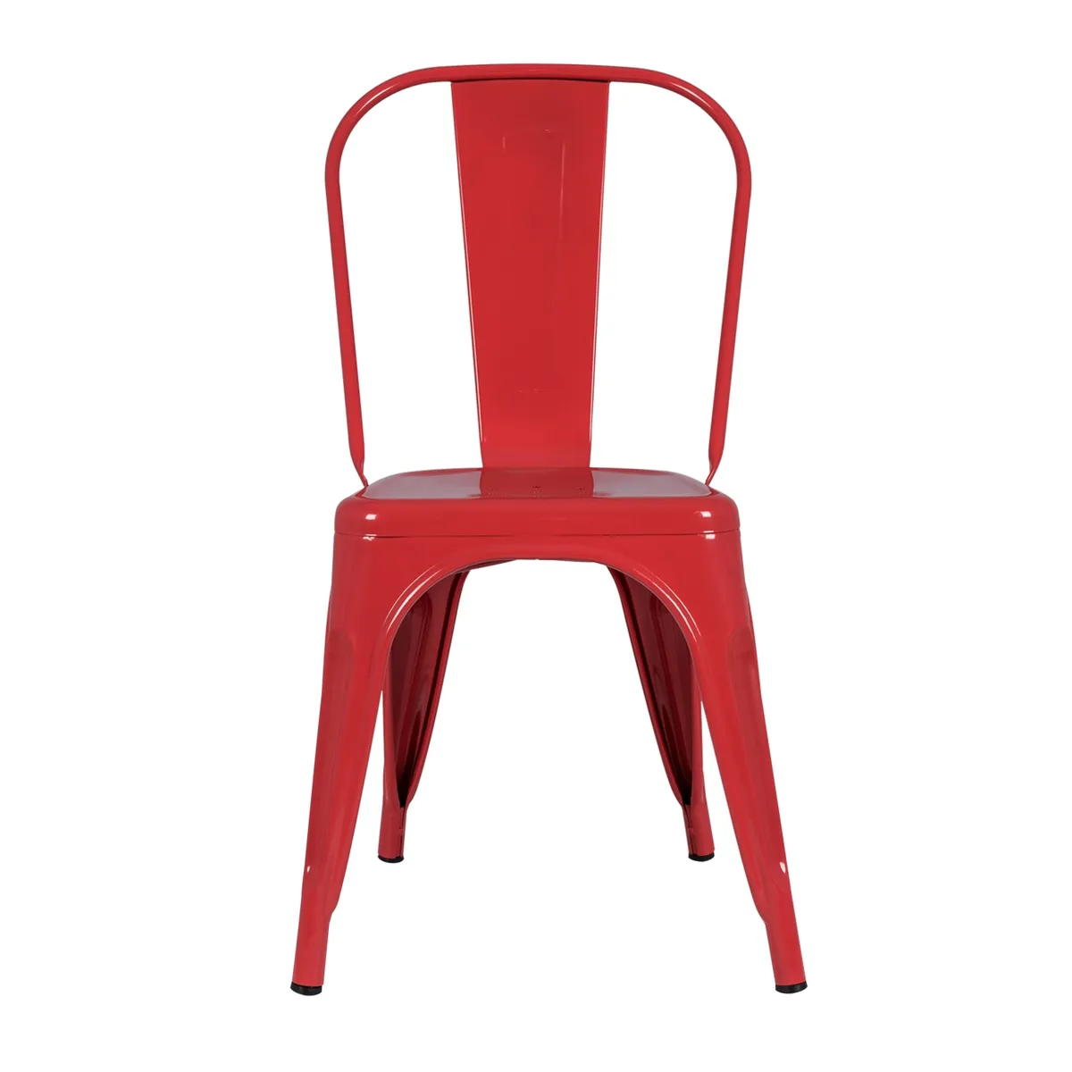 BOKAN - Silla de Diseño Tolix París Rojo