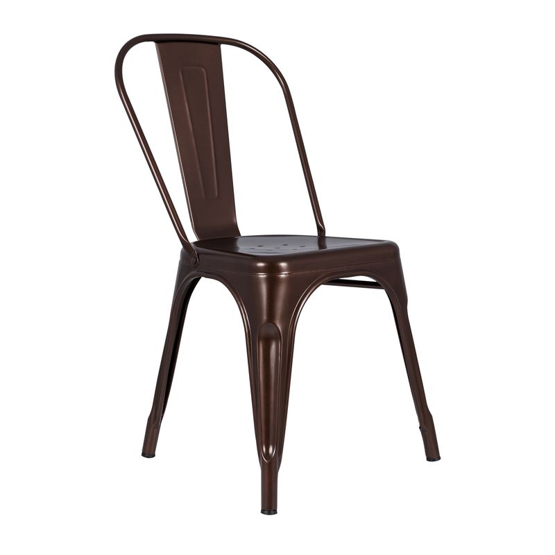 BOKAN - Silla de Diseño Tolix París Cobre