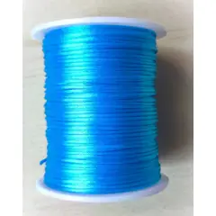 GENERICO - Cordón De Rayon Satin, Cola De Ratón 1mm/ 50 Metros Azul Claro…