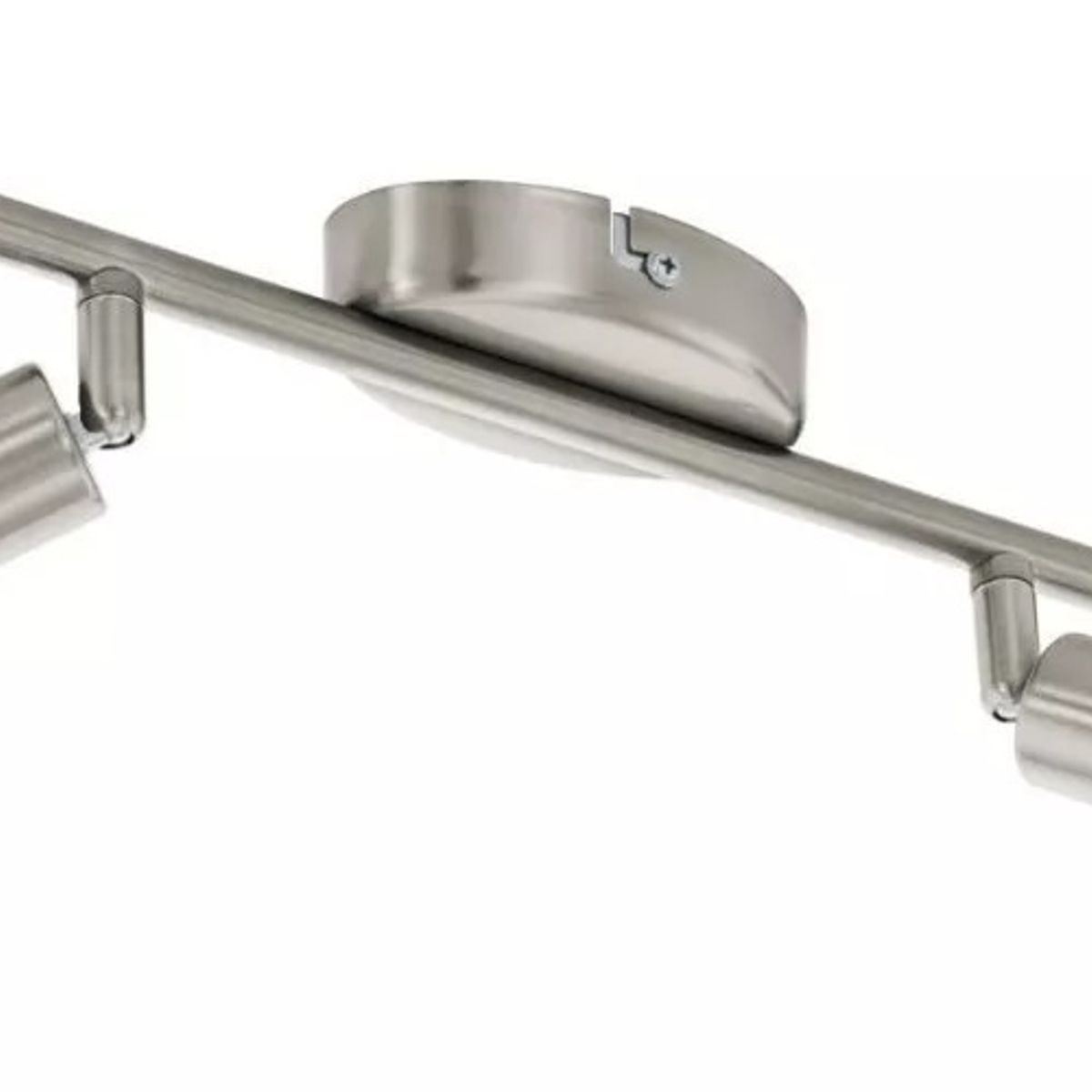 EGLO - Foco Eglo Sobrepuesto Acero Plata Buzz Led Lampara 2 Luces