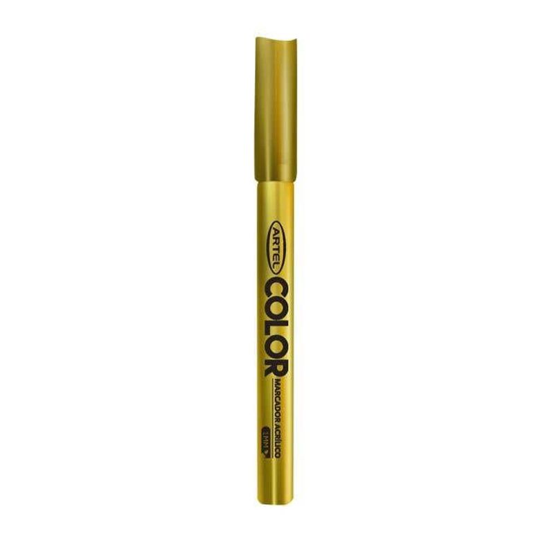 ARTEL - Marcador Acrilico Artel 1mm Dorado ARTEL