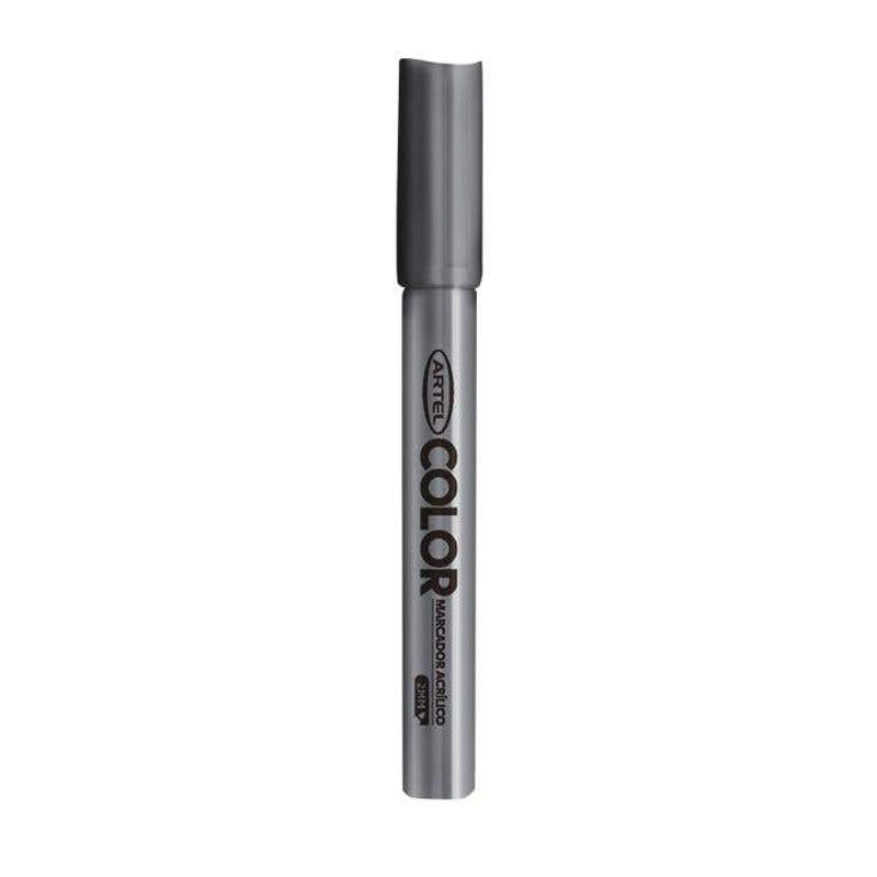 ARTEL - Marcador Acrilico Artel 2mm Plateado
