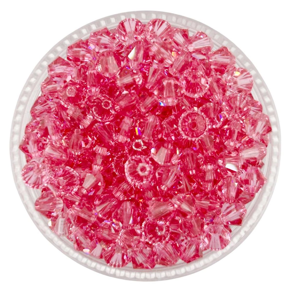 GENERICO - Set De 5 Docenas De Cristal De Swaroski 4 Mm - Rosa