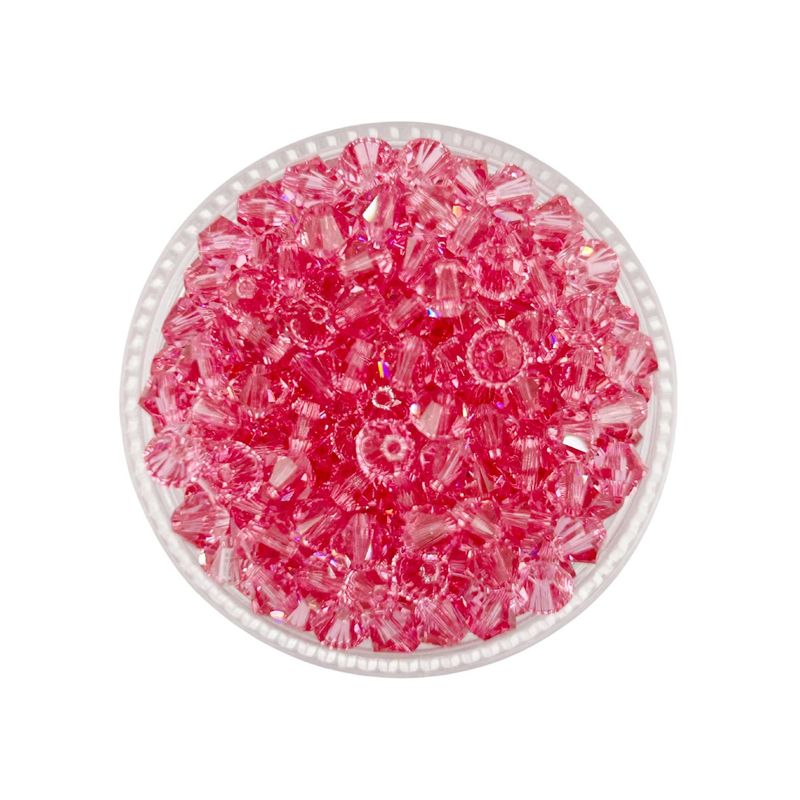 GENERICO - Set De 5 Docenas De Cristal De Swaroski 4 Mm - Rosa