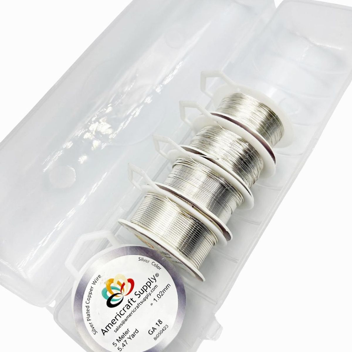 GENERICO - Kit De Alambres Para Bisutería Americraft Supply - Plateado