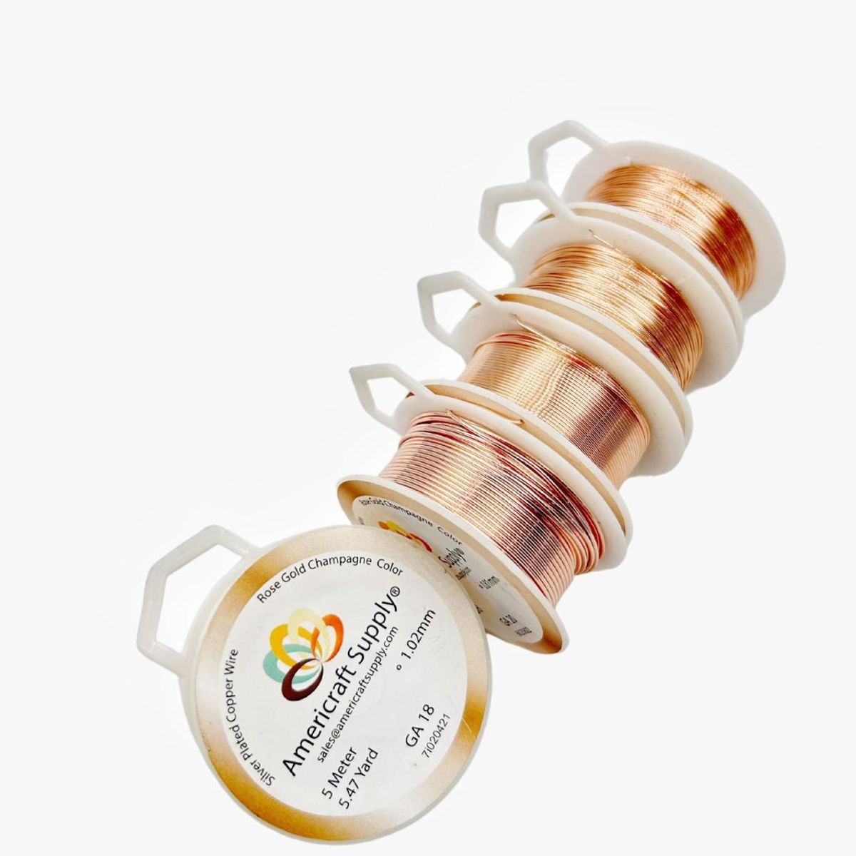 GENERICO - Kit De Alambres Para Bisutería Americraft Supply - Rosa