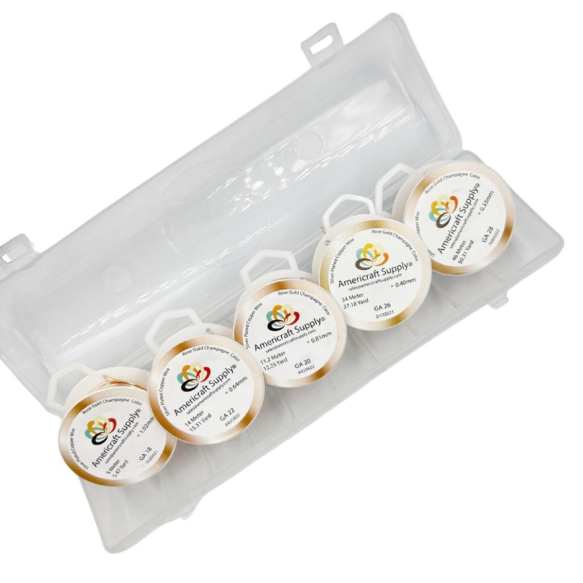 GENERICO - Kit De Alambres Para Bisutería Americraft Supply - Rosa