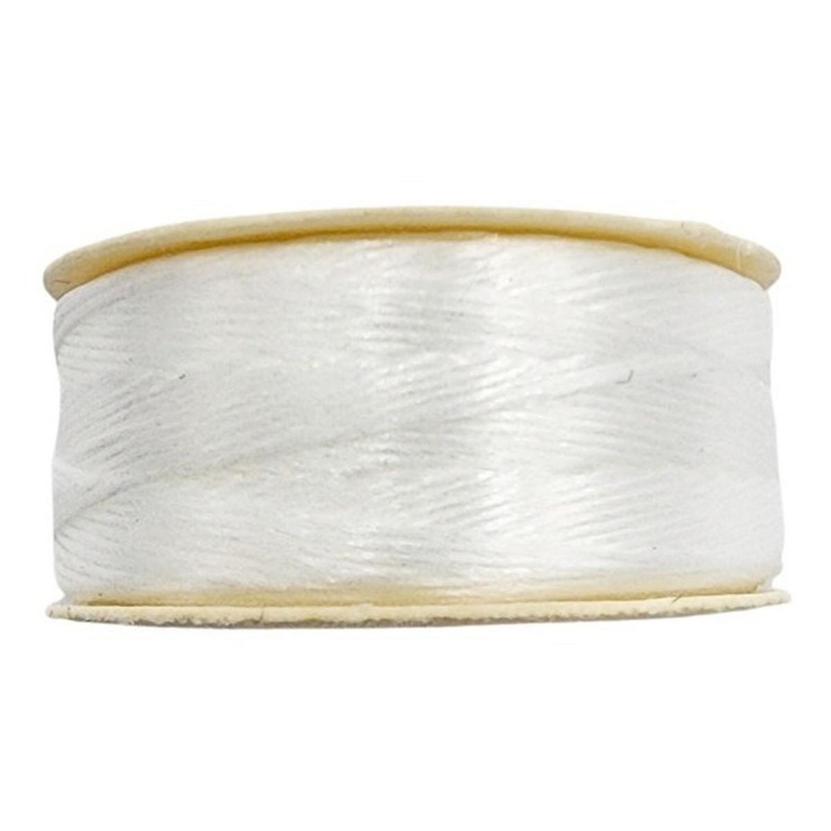 GENERICO - Hilo Profesional Para Mostacillas Calibradas Marca Nymo - Blanco