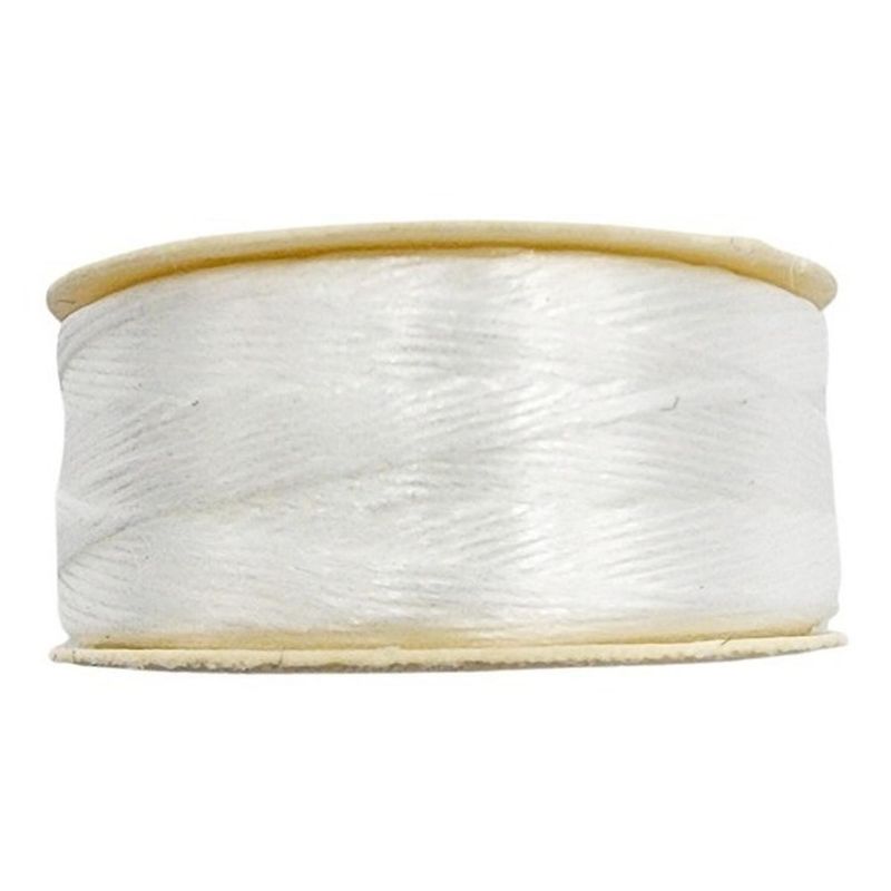 GENERICO - Hilo Profesional Para Mostacillas Calibradas Marca Nymo - Blanco