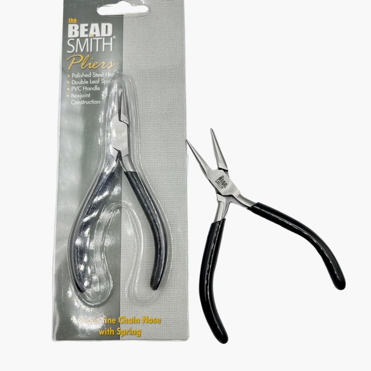 GENERICO - Pinza Para Bisuteria Punta Plana Súper Fina Beadsmith