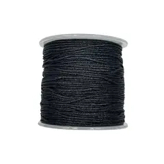 GENERICO - Rollo De Hilo Chino De 0.8mm 100 Metros - Negro