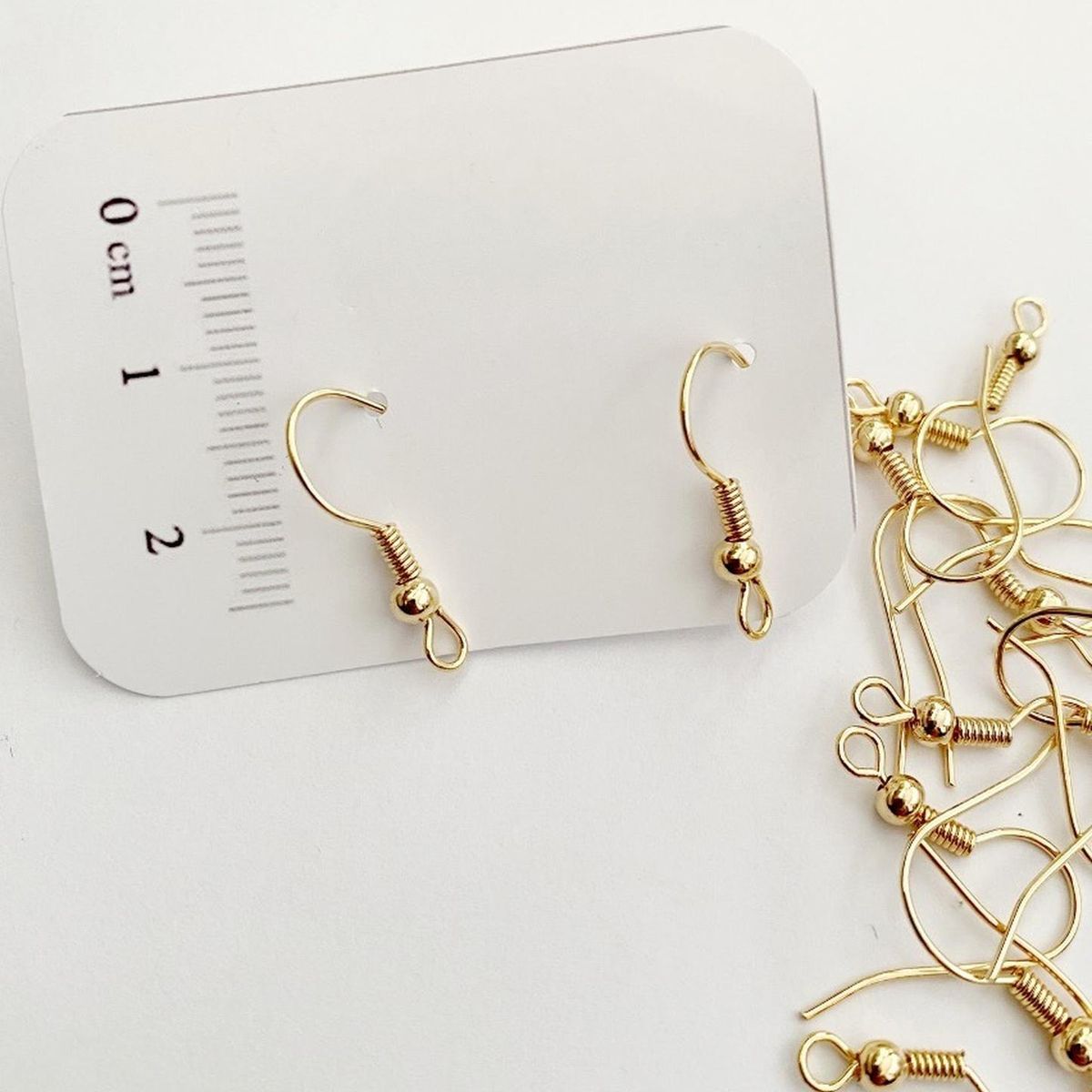 GENERICO - Set De 12 Pares De Bases De Aros Con Baño De Oro Modelos 3