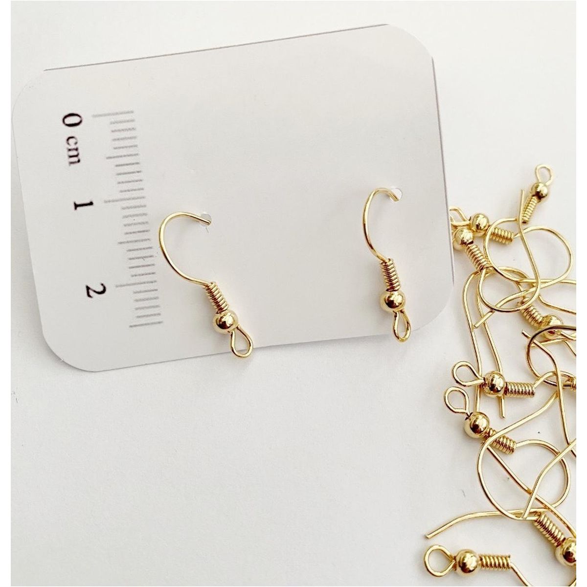 GENERICO - Set De 12 Pares De Bases De Aros Con Baño De Oro Modelos 3